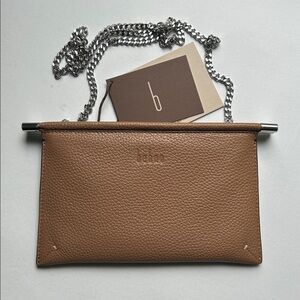 NWT BEHNO FRIDA MINI CROSSBODY BAG IN ALMOND